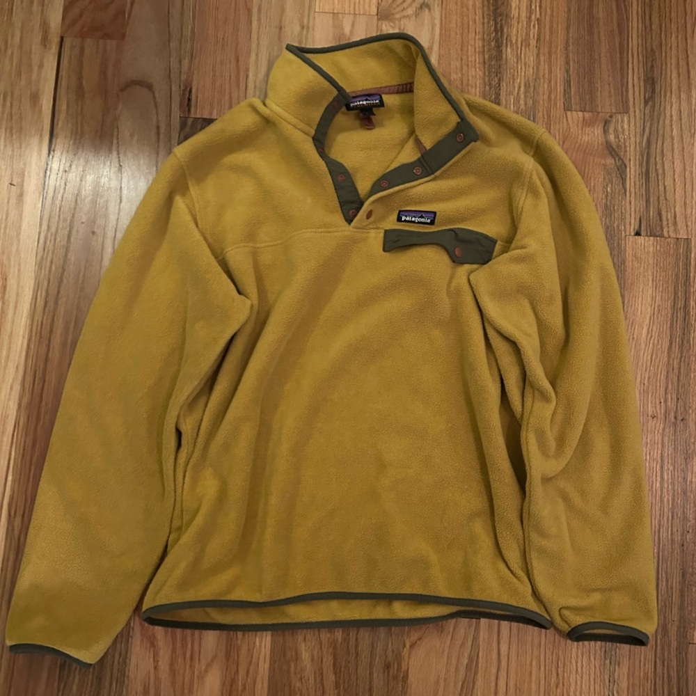 Patagonia Synchilla Mustard Fleece Pullover